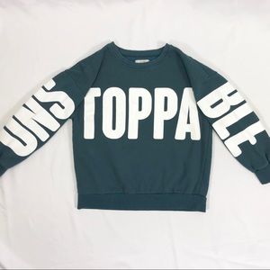 Zara Boys Unstoppable Spell Out Sweatshirt 11/12